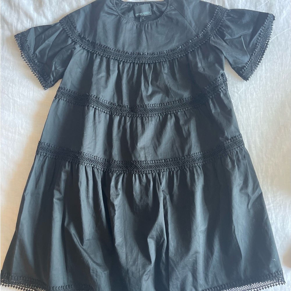 Cynthia Rowley Black Iconic Classic Postcard Dress